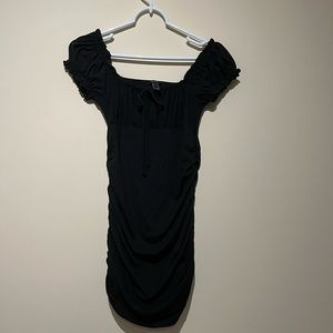 Black Off the Shoulder Dress